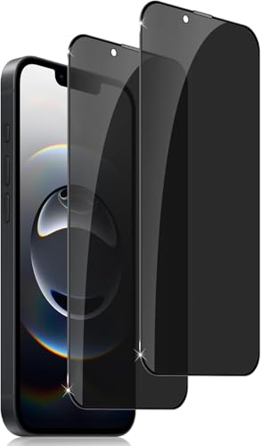Fiokxie [2 Stück] Sichtschutz kompatibel für iPhone 16e - Anti-Spy Sichtschutzfolie 9H Härte, Anti-Spähen Privatsphäre Schutzfolie,Gehärtetes Glas Folie Blickschutzfolie, Privacy Screen mit Anti Spy von Fiokxie