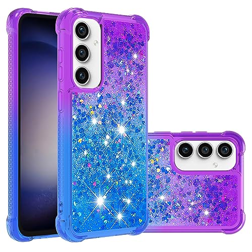 Fiokxie Hülle Glitzer für Samsung Galaxy A15 5G, Handyhülle Quicksand Gradient Glitzer, FlüssigTreibsand TPU Silikon Cover, Anti-Fall Stoßfeste Bumper Schutzhülle Protective Case,Lila-Blau Fiokxie Hülle Glitzer für Samsung Galaxy A15 5G, Handyhülle Quicksand Gradient Glitzer, FlüssigTreibsand TPU Silikon Cover, Anti-Fall Stoßfeste Bumper Schutzhülle Protective Case,Lila-Blau von Fiokxie