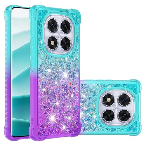 Fiokxie Hülle Glitzer für Xiaomi Redmi Note 14 Pro 5G, Handyhülle Quicksand Gradient Glitzer, FlüssigTreibsand TPU Silikon Cover, Anti-Fall Stoßfeste Bumper Schutzhülle Protective Case,Blau-Lila Fiokxie Hülle Glitzer für Xiaomi Redmi Note 14 Pro 5G, Handyhülle Quicksand Gradient Glitzer, FlüssigTreibsand TPU Silikon Cover, Anti-Fall Stoßfeste Bumper Schutzhülle Protective Case,Blau-Lila von Fiokxie