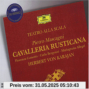 Pietro Mascagni: Cavalleria Rusticana (Gesamtaufnahme) von Fiorenza Cossotto