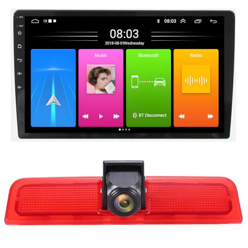 10.1 Zoll Radio Autoradio GPS Navigation Carplay/Android Player + HD Nachtsicht Auto Rückfahrkamera, Ersatz für VW Caddy Life 2K Facelift III Kasten 2KA Kombi Cross Maxi Tdi dritte 3 Van Transporter von Fiorigo