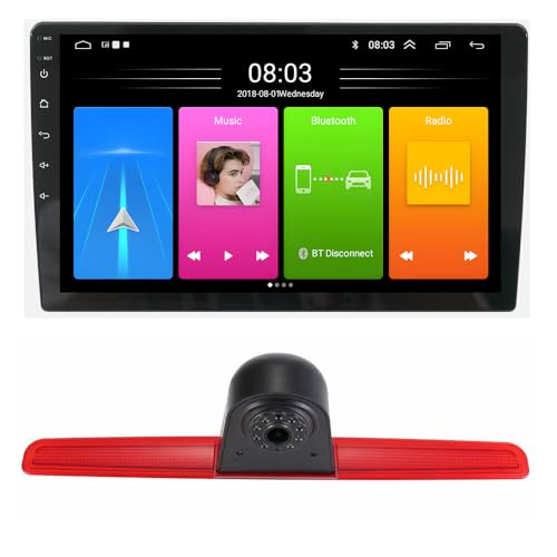 10.1 Zoll Radio Autoradio GPS Navigation Carplay/Android Player + HD Nachtsicht Auto Rückfahrkamera, Ersatz für VW T5 Bus Transporter Multivan Caravelle/Amarok/Beetle/Bora/Caddy/Golf V 5 VI 6 Variant von Fiorigo