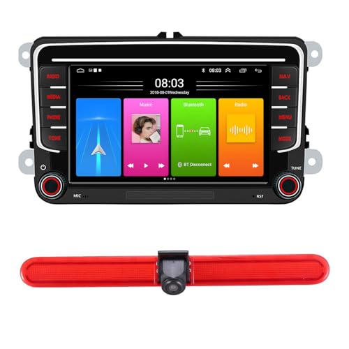 Auto Radio Autospieler GPS Navigation Carplay/Android Autoradio 7 Zoll HD-Touchscreen, Ersatz für VW California T6 Camper SGC,SGG,SHC/Transporter/Caravelle VI Bus SGB,SGJ,SHB,SHJ 2015-2024 von Fiorigo