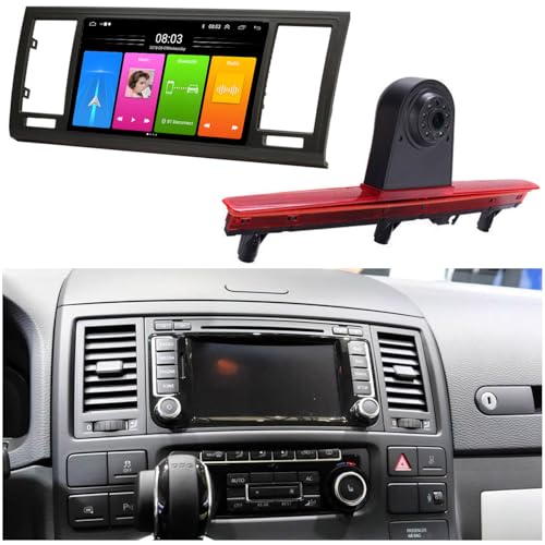 Auto Radio Autospieler GPS Navigation Carplay/Android Autoradio 9 Zoll HD-Touchscreen, Ersatz für VW Transporter VI Kasten SGA,SGH,SHA,Shh,SFD,SFE,SFL,SFZ,SJD 2015-2019/Caravelle 2015-2020 von Fiorigo