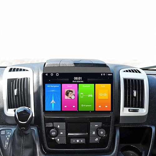 Auto Radio Autospieler GPS Navigation Carplay/Android Autoradio 9 Zoll HD-Touchscreen Player, für Citroen Jumper Il Bus Kasten244 Z 250 2500 L/Peugeot Boxer III 3e-Boxer Bus Kasten Furgon MK3 208 von Fiorigo
