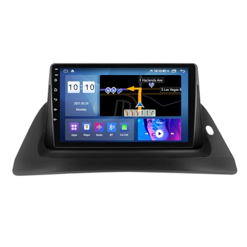 Fiorigo Auto Radio GPS Navi Navigation Carplay/Android Navigation Autoradio 9 Zoll Bildschirm für Renault Kangoo II 2012-2021/Mercedes Benz Citan Tourer W415 Micro Camper 2012-2021 von Fiorigo
