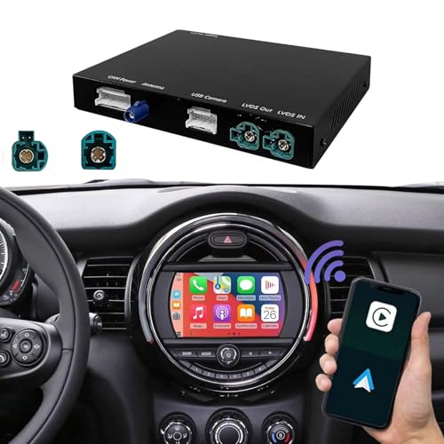 Drahtloses Carplay Android System Decode Box Autoradio Radio für Mini R55 R56 R57 R58 R60 R61 F54 F55 F56 Clubman Countryman Cooper John Cooper Works CIC System Box,Unterstützt Mirrorlink Drahtloses Carplay Android System Decode Box Autoradio Radio für Mini R55 R56 R57 R58 R60 R61 F54 F55 F56 Clubman Countryman Cooper John Cooper Works CIC System Box,Unterstützt Mirrorlink von Fiorigo