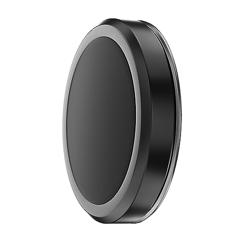 【1】 Magnetischer Auto-Handyhalter | Universale Handyhalterung fürs Lenkrad | Aluminiumlegierung | 37.6 * 14MM | Leichtgewicht 42.54 g | Mysteriöses Schwarz von Fiorky