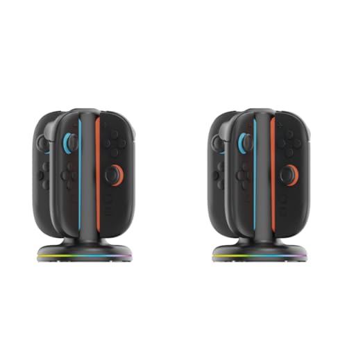 Fiorky 2PCS-Controller Ladegerät 4 in 1 Ladedock mit Lichter Magnetic Controller Ladegerätestation for Nntendo Switch2 JY-Con-Zubehör Fiorky 2PCS-Controller Ladegerät 4 in 1 Ladedock mit Lichter Magnetic Controller Ladegerätestation for Nntendo Switch2 JY-Con-Zubehör von Fiorky