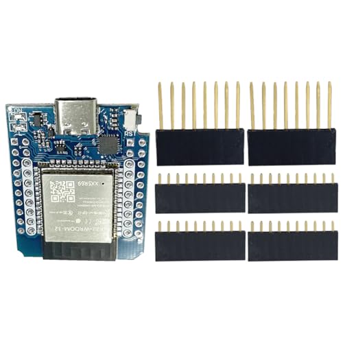 Fiorky ESP-32S Entwicklungsmodulplatine CH9102 WiFi Bluetooth-kompatibles drahtloses Entwicklungsboard mit Pins, kompatibel mit (CP2104 TYP C) von Fiorky