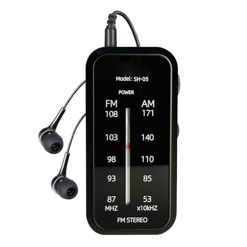 Fiorky Mini AM FM Stereo Radio enthält Kopfhörer tragbares batteriebetriebenes Radio mit Rücken -Clip -Notfallradio for Walk Jogging Camping Fiorky Mini AM FM Stereo Radio enthält Kopfhörer tragbares batteriebetriebenes Radio mit Rücken -Clip -Notfallradio for Walk Jogging Camping von Fiorky