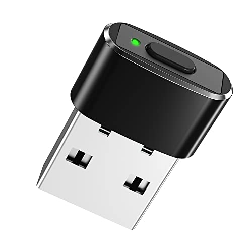 Fiorky Mini-Maus-Bewegungssimulator, EIN-/Aus-Taste, USB, automatischer Bewegungs-Cursor-Shaker, Nicht erkennbar, hält den Computer wach von Fiorky