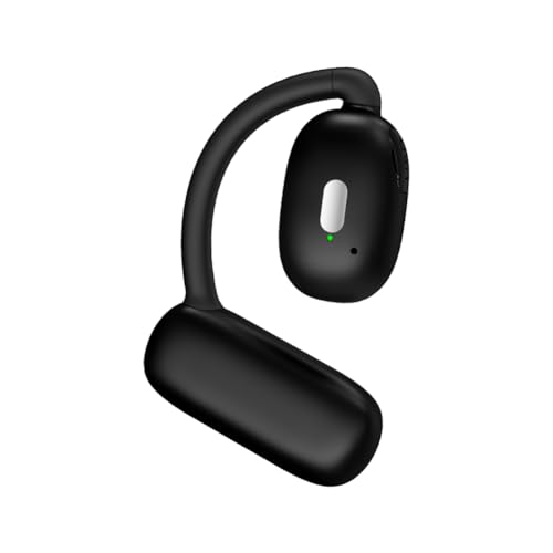 Fiorky OWS -kompatibler 5.4 180° drehbarer Ohrbügel-Kopfhörer mit Langer Akkulaufzeit, Luftleitungs-Kopfhörer for Outdoor-Sport (schwarz) von Fiorky