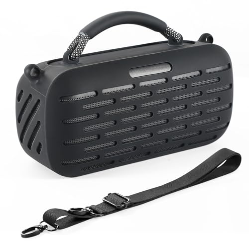 Fiorky Schutzhülle aus Silikon, kompatibel mit tragbaren Bose SoundLink Max BT-Lautsprechern, stoßfeste, Flexible Tragetasche, Kratzfest, Schutzhülle, Ant-Drop-Hülle Fiorky Schutzhülle aus Silikon, kompatibel mit tragbaren Bose SoundLink Max BT-Lautsprechern, stoßfeste, Flexible Tragetasche, Kratzfest, Schutzhülle, Ant-Drop-Hülle von Fiorky