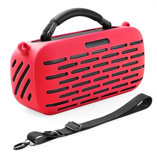 Fiorky Schutzhülle aus Silikon, kompatibel mit tragbaren Bose SoundLink Max BT-Lautsprechern, stoßfeste, Flexible Tragetasche, Kratzfest, Schutzhülle, Ant-Drop-Hülle Fiorky Schutzhülle aus Silikon, kompatibel mit tragbaren Bose SoundLink Max BT-Lautsprechern, stoßfeste, Flexible Tragetasche, Kratzfest, Schutzhülle, Ant-Drop-Hülle von Fiorky