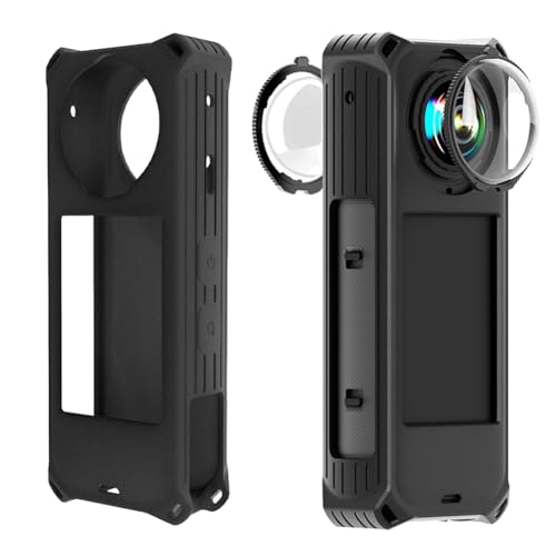 Fiorky Silicon Protective Case Kamera Linsenschutzschutz Anti-Kratzer-Kamera Allround-Schutzabdeckung Anti-Drop-Silikon-Schutzabdeckung Staubdicht for Inst360 x5-Kamerazubehör Fiorky Silicon Protective Case Kamera Linsenschutzschutz Anti-Kratzer-Kamera Allround-Schutzabdeckung Anti-Drop-Silikon-Schutzabdeckung Staubdicht for Inst360 x5-Kamerazubehör von Fiorky