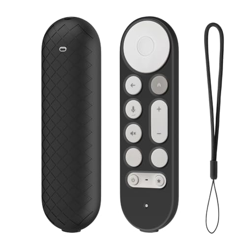 Fiorky Silikon-Fernbedienungshülle, rutschfeste Schutzhülle mit Trageband, schützende Controller-Hülle, Skin TV-Fernbedienungshülle for Google TV Streamer 4K Remote Fiorky Silikon-Fernbedienungshülle, rutschfeste Schutzhülle mit Trageband, schützende Controller-Hülle, Skin TV-Fernbedienungshülle for Google TV Streamer 4K Remote von Fiorky