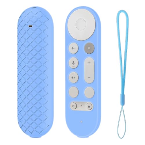Fiorky Silikon-Fernbedienungshülle, rutschfeste Schutzhülle mit Trageband, schützende Controller-Hülle, Skin TV-Fernbedienungshülle for Google TV Streamer 4K Remote Fiorky Silikon-Fernbedienungshülle, rutschfeste Schutzhülle mit Trageband, schützende Controller-Hülle, Skin TV-Fernbedienungshülle for Google TV Streamer 4K Remote von Fiorky