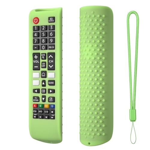 Fiorky Silikon-Fernbedienungshülle for Sam-Sung Smart TV Remote BN59-01315A 01315B, rutschfeste Fernbedienungsabdeckung, stoßfeste Schutzhülle for Controller, mit Trageband, waschbar Fiorky Silikon-Fernbedienungshülle for Sam-Sung Smart TV Remote BN59-01315A 01315B, rutschfeste Fernbedienungsabdeckung, stoßfeste Schutzhülle for Controller, mit Trageband, waschbar von Fiorky
