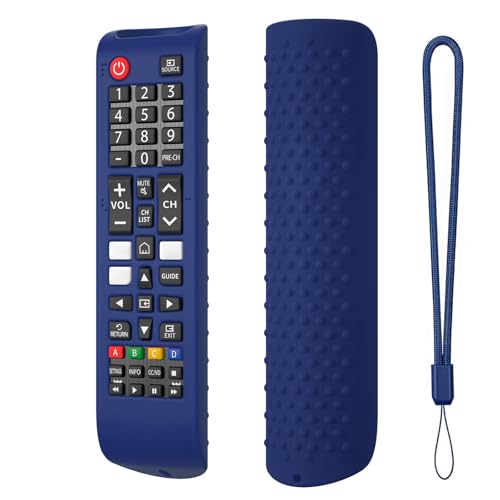 Fiorky Silikon-Fernbedienungshülle for Sam-Sung Smart TV Remote BN59-01315A 01315B, rutschfeste Fernbedienungsabdeckung, stoßfeste Schutzhülle for Controller, mit Trageband, waschbar Fiorky Silikon-Fernbedienungshülle for Sam-Sung Smart TV Remote BN59-01315A 01315B, rutschfeste Fernbedienungsabdeckung, stoßfeste Schutzhülle for Controller, mit Trageband, waschbar von Fiorky
