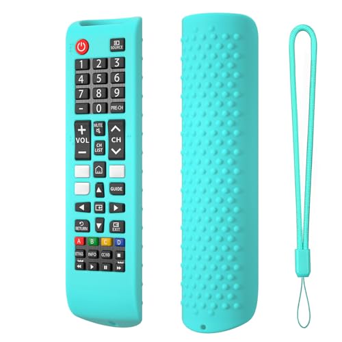 Fiorky Silikon-Fernbedienungshülle for Sam-Sung Smart TV Remote BN59-01315A 01315B, rutschfeste Fernbedienungsabdeckung, stoßfeste Schutzhülle for Controller, mit Trageband, waschbar Fiorky Silikon-Fernbedienungshülle for Sam-Sung Smart TV Remote BN59-01315A 01315B, rutschfeste Fernbedienungsabdeckung, stoßfeste Schutzhülle for Controller, mit Trageband, waschbar von Fiorky
