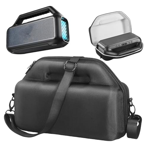 Fiorky Storage Carry Travel Hartschalenkoffer for Anker Soundcore Boom 2 Lautsprecher, Eva-Reisekoffer, wasserdichter Lautsprecherkoffer, stoßfeste tragbare Aufbewahrungstasche verstellbarem Fiorky Storage Carry Travel Hartschalenkoffer for Anker Soundcore Boom 2 Lautsprecher, Eva-Reisekoffer, wasserdichter Lautsprecherkoffer, stoßfeste tragbare Aufbewahrungstasche verstellbarem von Fiorky