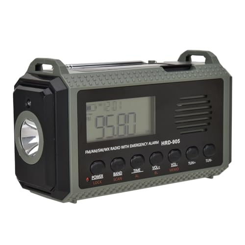 Fiorky Winden Sie Solarradio, Notfallkurbel Solar Radio, SW AM FM -Radios mit wiederaufladbarem Batterie -Taschenlampen -SOS -Alarm, Stromversuche for Stromausfälle Fiorky Winden Sie Solarradio, Notfallkurbel Solar Radio, SW AM FM -Radios mit wiederaufladbarem Batterie -Taschenlampen -SOS -Alarm, Stromversuche for Stromausfälle von Fiorky