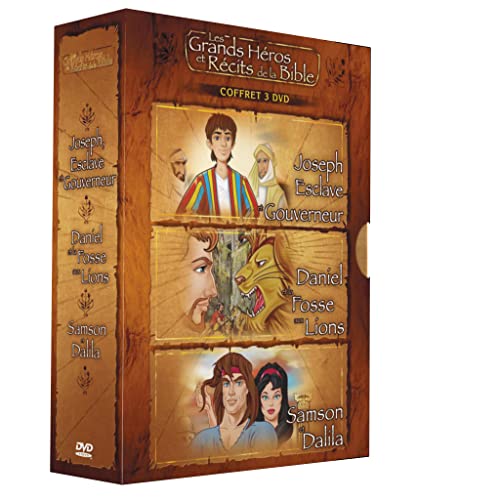 Coffret bible 3 films : joseph esclave et gouverneur ; daniel et la fosse aux lions ; samson et dalila [FR Import] von Fip