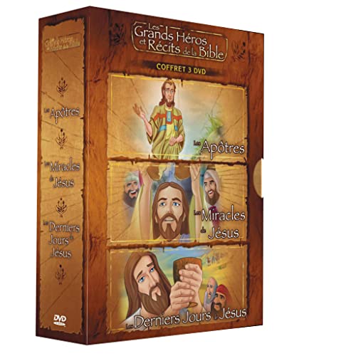 Coffret bible 3 films : les apôtres ; les miracles de jésus ; les dernier jours de jésus [FR Import] von Fip