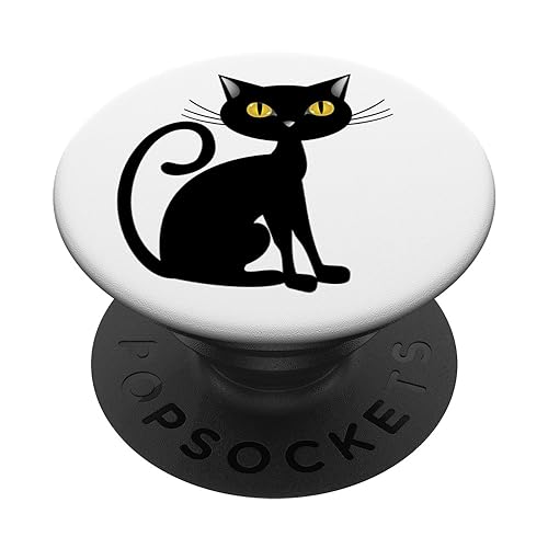 Black Cat Popsockets Love Kitten Cat Pop Sockets Kitten PopSockets mit austauschbarem PopGrip Black Cat Popsockets Love Kitten Cat Pop Sockets Kitten PopSockets mit austauschbarem PopGrip von Fire Fit Designs
