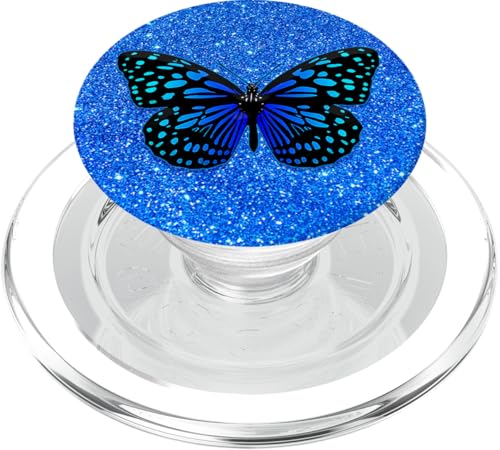 Blauer Schmetterling Blauer PopSocket Blue Pop Socket Schmetterling PopSockets PopGrip für MagSafe Blauer Schmetterling Blauer PopSocket Blue Pop Socket Schmetterling PopSockets PopGrip für MagSafe von Fire Fit Designs