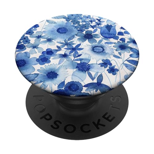 Blue Pop Socket Süße Vintage PopSockets für Mädchen Blau PopSockets Klebender PopGrip Blue Pop Socket Süße Vintage PopSockets für Mädchen Blau PopSockets Klebender PopGrip von Fire Fit Designs