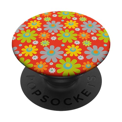 Flower Pop Socket Süße PopSockets für Damen Boho Chic Flower PopSockets mit austauschbarem PopGrip von Fire Fit Designs