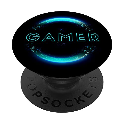 Fire Fit Designs Gaming PopSocket für Phone - Neon Light Cool Gamer PopSocket - Klebender PopGrip - Schwarz mit Neon-Licht - Kompatibel mit Smartphones mit Plastikgehäusen (außer kabelloser Aufladung) Fire Fit Designs Gaming PopSocket für Phone - Neon Light Cool Gamer PopSocket - Klebender PopGrip - Schwarz mit Neon-Licht - Kompatibel mit Smartphones mit Plastikgehäusen (außer kabelloser Aufladung) von Fire Fit Designs