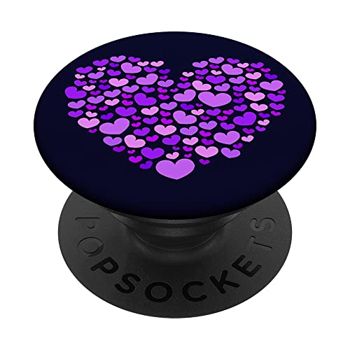 Fire Fit Designs Lila Herz PopSocket Cute Purple PopSockets für Handy & Tablet mit Auswechselbarem Oberteil und Klebendem Rückseite für Niedliche Geschenke Fire Fit Designs Lila Herz PopSocket Cute Purple PopSockets für Handy & Tablet mit Auswechselbarem Oberteil und Klebendem Rückseite für Niedliche Geschenke von Fire Fit Designs