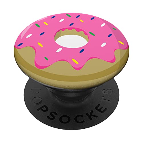 Pink Donut Pop Socket für Handy Cute PopSockets Jelly Donut PopSockets mit austauschbarem PopGrip von Fire Fit Designs