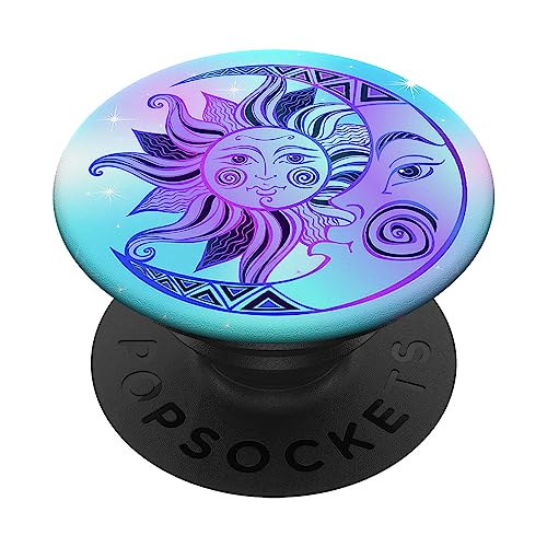 Sonne und Mond Pop Socket Sonne & Mond PopSockets für Frauen PopSockets mit austauschbarem PopGrip von Fire Fit Designs