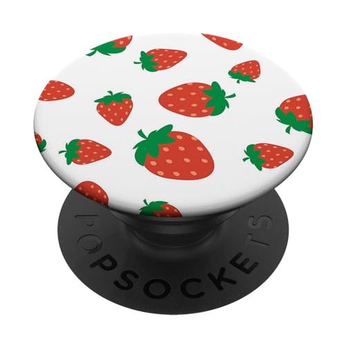 Süße Pop-Socket Süße Erdbeer-PopSockets für Mädchen, niedlich PopSockets mit austauschbarem PopGrip von Fire Fit Designs