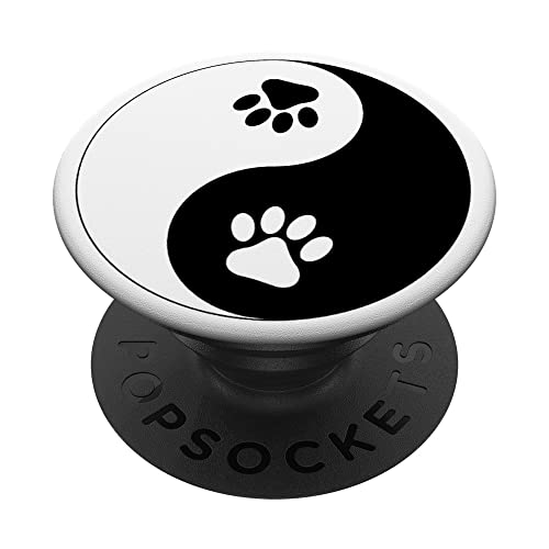 Yin Yang Cat Pop Socket für Handy PopSockets Kitten Yin Yang PopSockets mit austauschbarem PopGrip von Fire Fit Designs