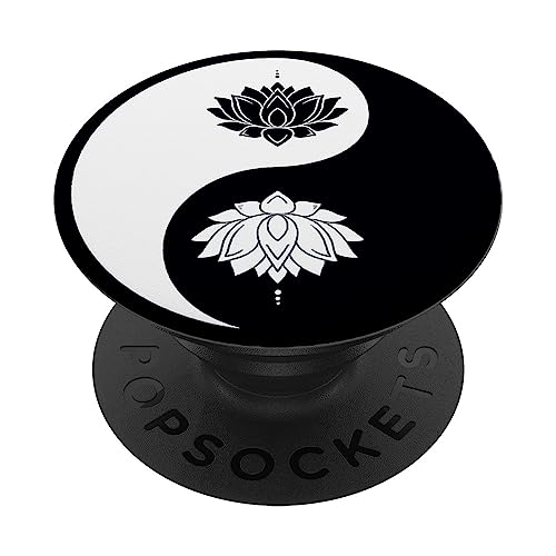 Yin Yang Yoga Pop Socket für Handy PopSockets Yoga Yin Yang PopSockets mit austauschbarem PopGrip von Fire Fit Designs