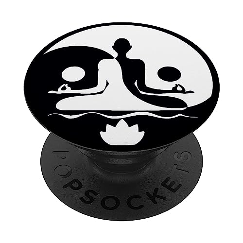 Yin Yang Yoga Pop Socket für Handy PopSockets Yoga Yin Yang PopSockets mit austauschbarem PopGrip von Fire Fit Designs