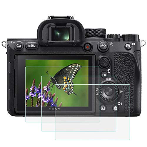 Fire Rock A7R4 Alpha a7R IV Displayschutzfolie für Sony Alpha a7R IV / a7 / Ⅱ spiegellose Digitalkamera, ultra-klar, Härtegrad 9H für Sony a7R4 a7R3, 3 Packungen von Fire Rock