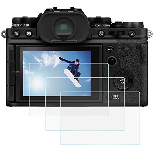 Fire Rock X-T4 X100V Kamera-Displayschutzfolie für Fujifilm X-T4 X100V Digitalkamera, gehärtetes optisches Glas, kratzfest, blasenfrei, Displayschutzfolie für Fuji X-T4 XT4 X100V von Fire Rock