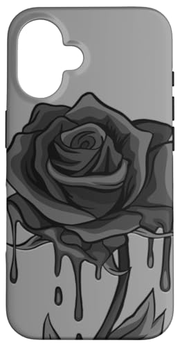 Schöne schwarze Rose Goth Gothic Dark Arts Magic Hülle für iPhone 16 Schöne schwarze Rose Goth Gothic Dark Arts Magic Hülle für iPhone 16 von Fire Up Threads
