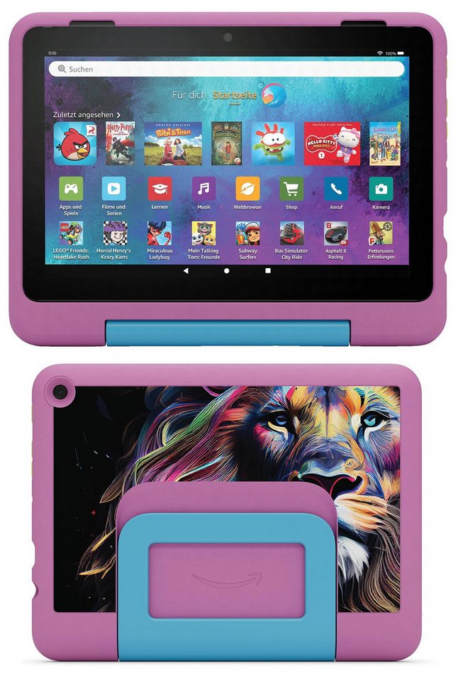 Fire HD 8 Kids Pro HD-Display, speziell für Kinder von 6 bis 12 Jahren Tablet (8", 32 GB, FireOS, Kindertablet Lerntablet) von Fire