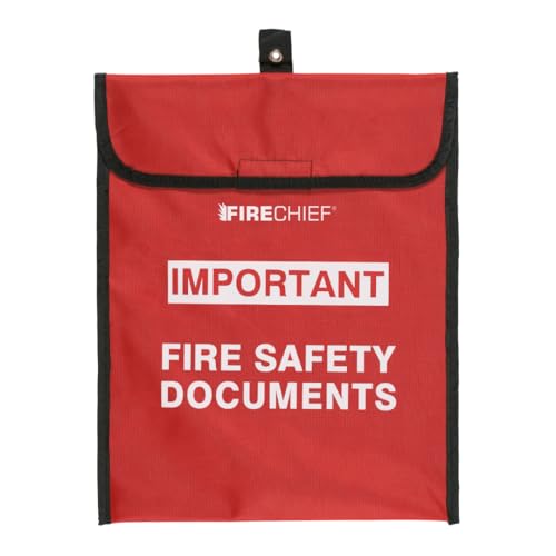 Firechief HSDA4 Dokumentenmappe, weicher Beutel, A4, Rot von Firechief