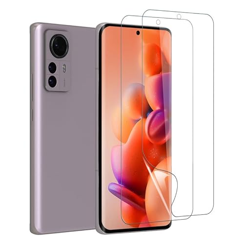Panzerfolie für Xiaomi 12 Schutzfolie, [2 Stück] Hohe Auflösung für Displayschutz Xiaomi 12 Folie [Soft TPU] [Fingerabdruck] für Xiaomi 12/12X/12S 5G Displayfolie von Firekite