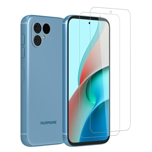 Schutzfolie für Fairphone 5 Panzerglas, [2 Stück] Hohe Auflösung für Displayschutz Fairphone 5 Folie [9H Härte] [Fingerabdruck] für Fairphone 5 5G Displayfolie von Firekite