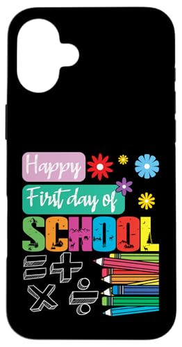 Alles Gute zum ersten Schultag, Love School, Lustig Hülle für iPhone 16 Plus Alles Gute zum ersten Schultag, Love School, Lustig Hülle für iPhone 16 Plus von First Day Of School Back To School Student Teacher