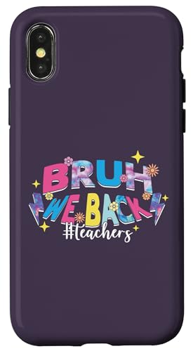 Bruh, wir unterstützen die Lehrer, alles Gute zum ersten Schultag Hülle für iPhone X/XS Bruh, wir unterstützen die Lehrer, alles Gute zum ersten Schultag Hülle für iPhone X/XS von First Day Of School Back To School Student Teacher